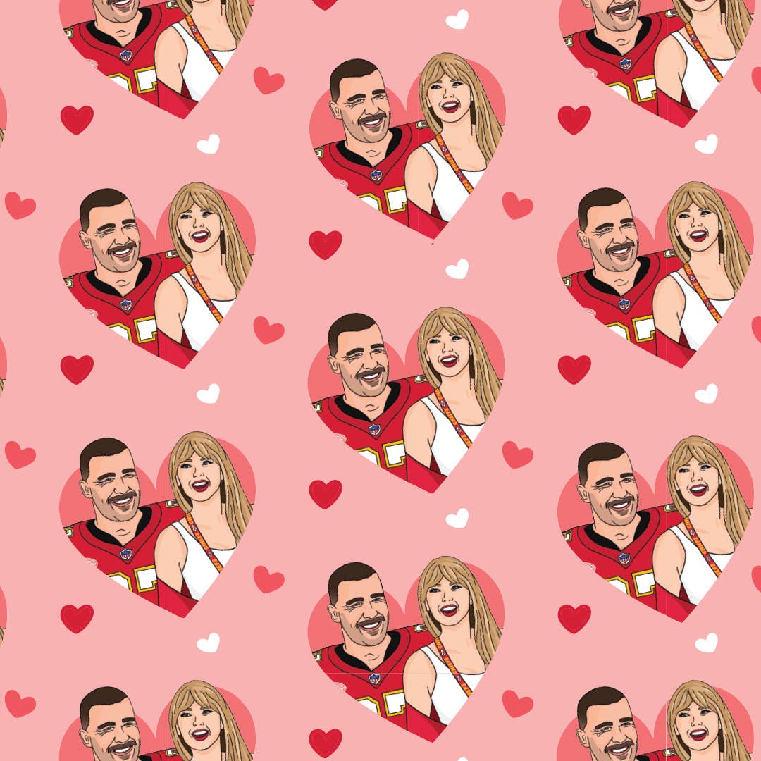 TayTrav Love Valentine's Wrapping Paper Roll