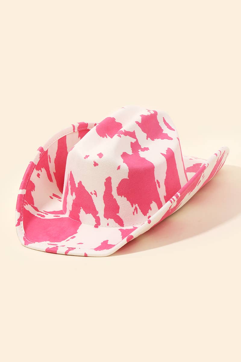 Cow Print Cowboy Hat: BR