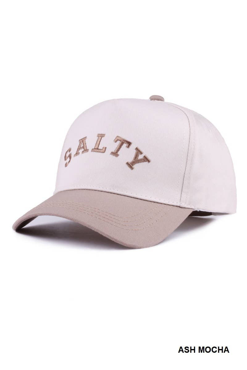 Salty Two-tone Canvas Cotton Cap: CAMO / 1 (ONE SIZE)