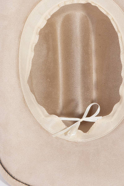 Double Braid Rope Western Cowboy Hat: PU