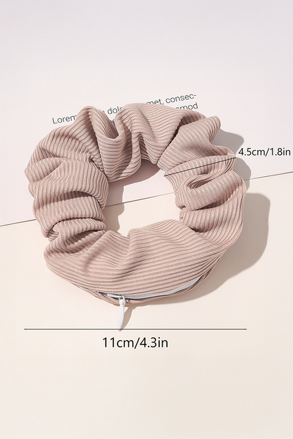 Delicacy Pocket Scrunchie With Hidden Zipper