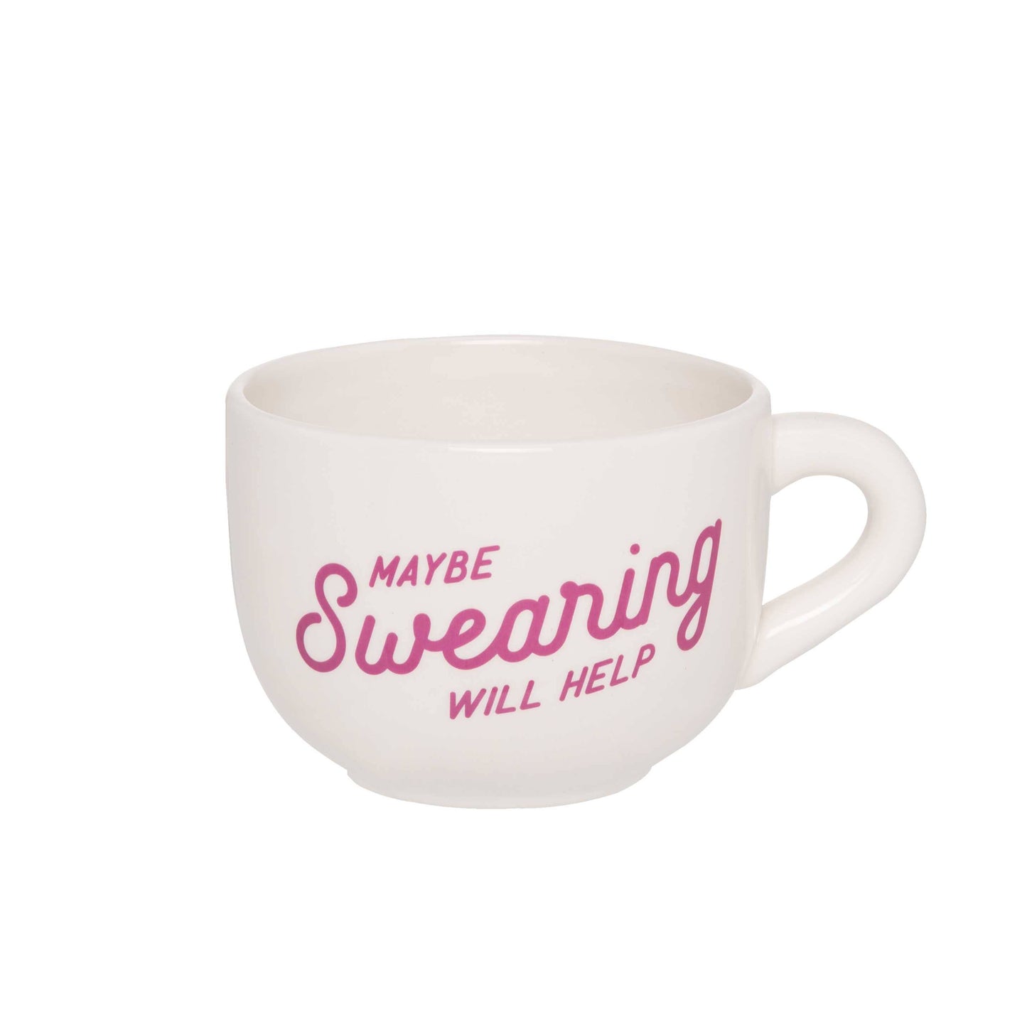 SALE Dolomite White Swearing Coffee Mug