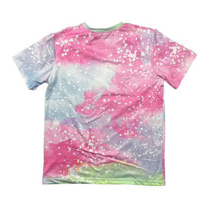 SUBLIMATION T-SHIRTS - BLEACHED: Tie Dye / Medium