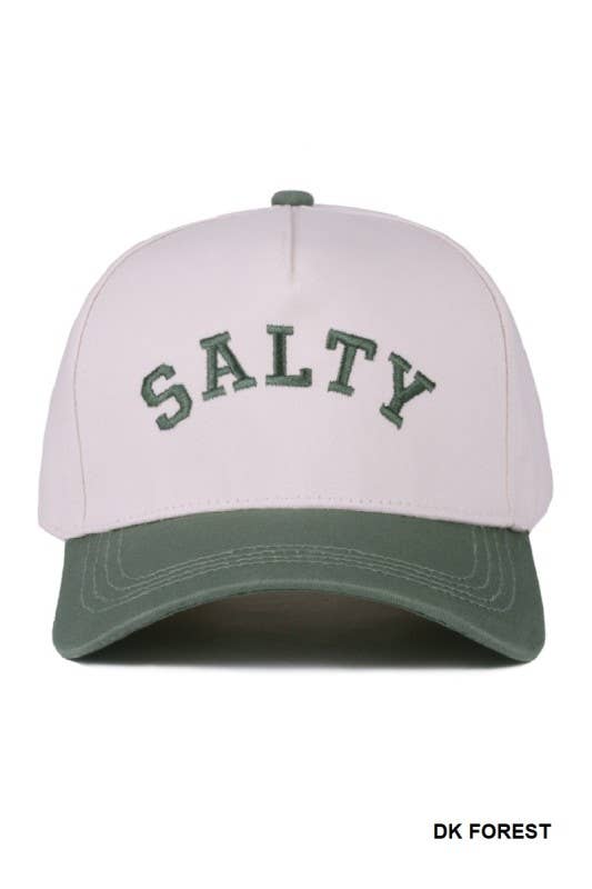 Salty Two-tone Canvas Cotton Cap: CAMO / 1 (ONE SIZE)