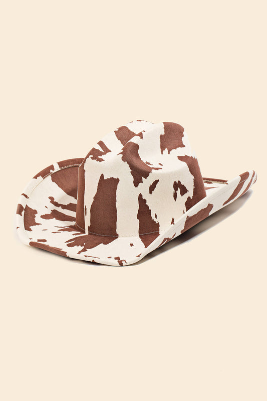 Cow Print Cowboy Hat: BR