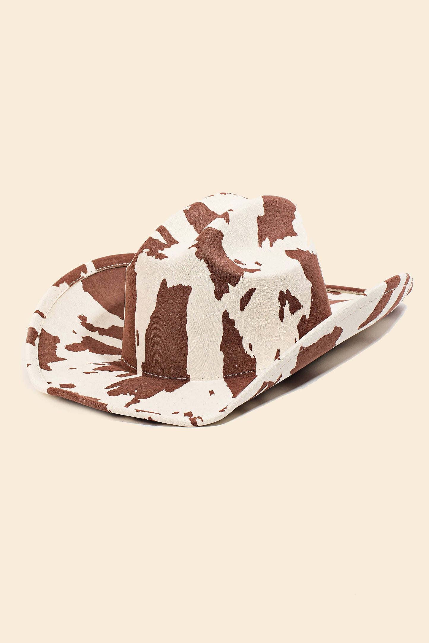 Cow Print Cowboy Hat: BK