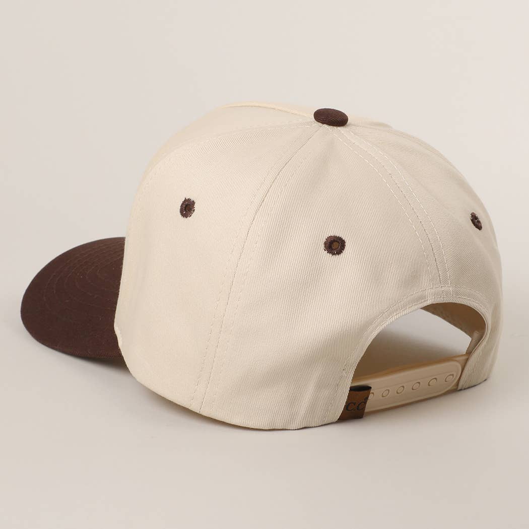 THAT SOUNDS LIKE..Embroidered Two-Tone Trucker Hat: LIGHT PINK / One Size