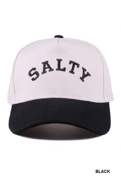 Salty Two-tone Canvas Cotton Cap: CAMO / 1 (ONE SIZE)