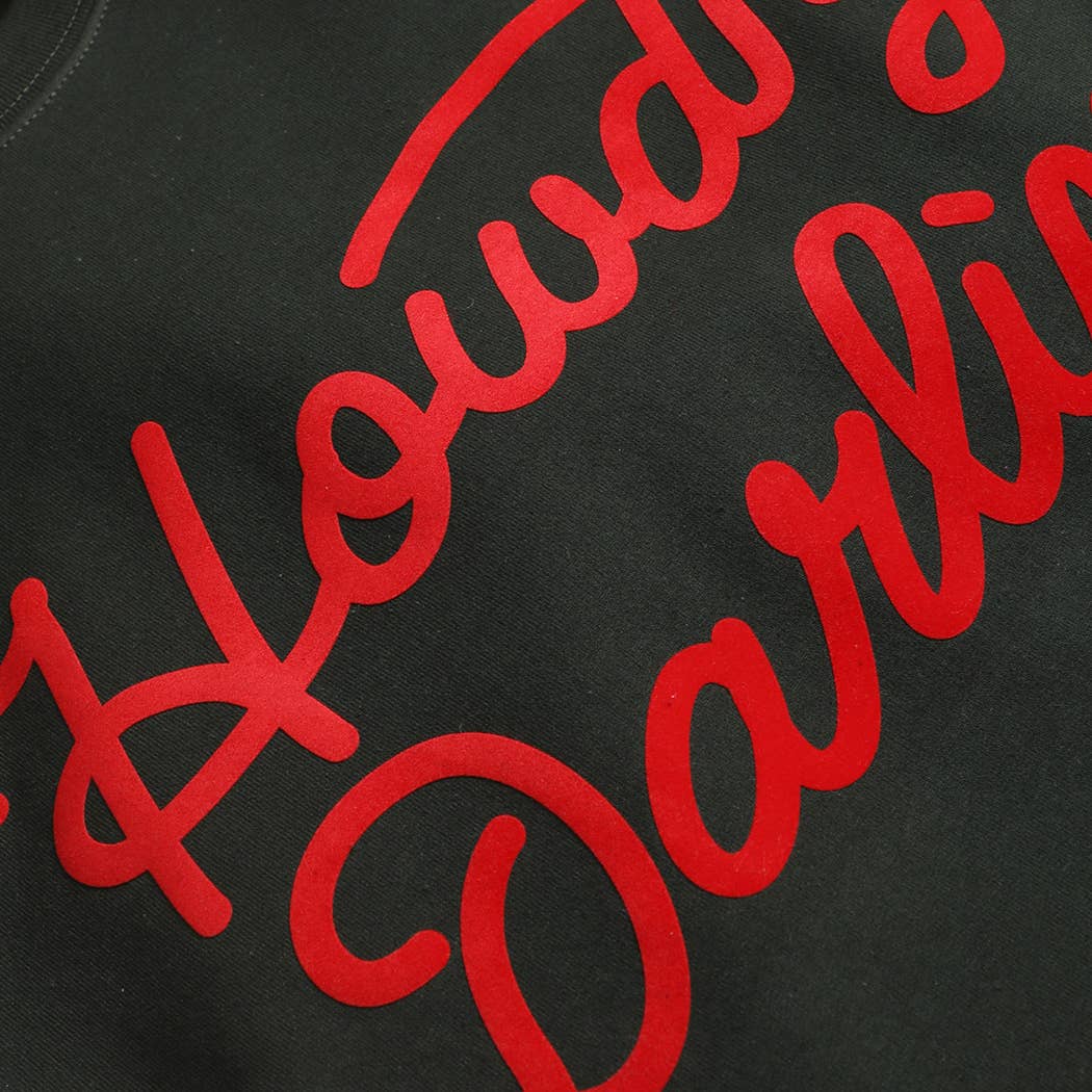 HOWDY DARLIN' Heavyweight Crewneck Sweatshirt: GARNET / M