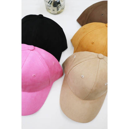 Everyday Suede Baseball Caps: KHAKI / ONE