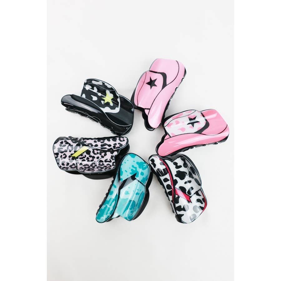 Cowgirl Hair Clip: MIX COLOR / ONE(12)