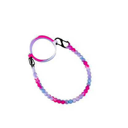 SILICONE PORTABLE ROPE HANDLE - FITS 3oz - 40oz TUMBLERS: Multi Hearts - 3 Pack