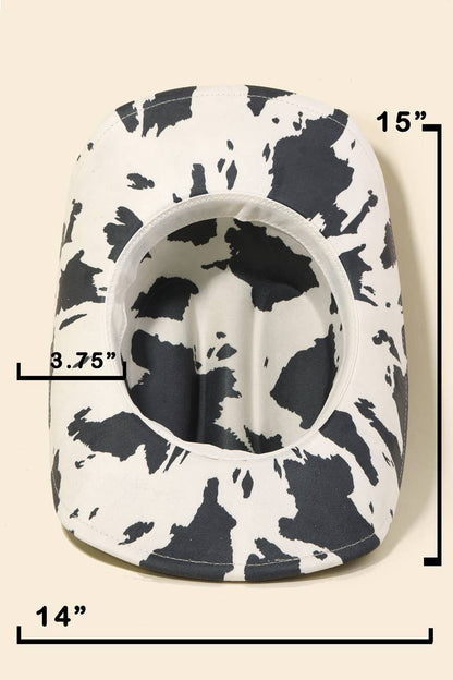 Cow Print Cowboy Hat: BR