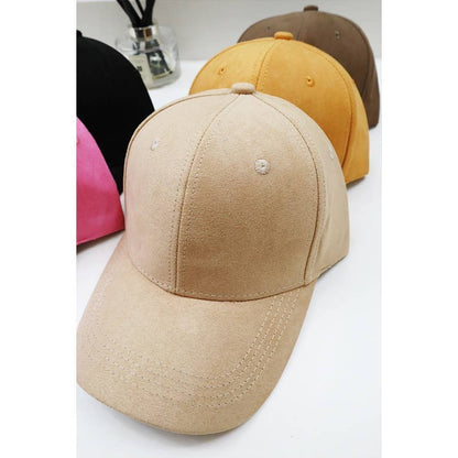 Everyday Suede Baseball Caps: LIGHT PINK / ONE