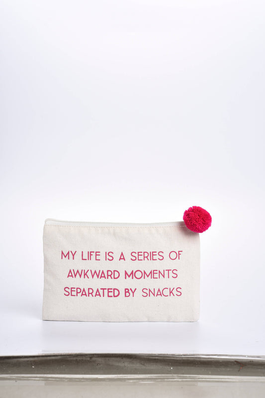 SALE Cosmetic Bag, Snacks