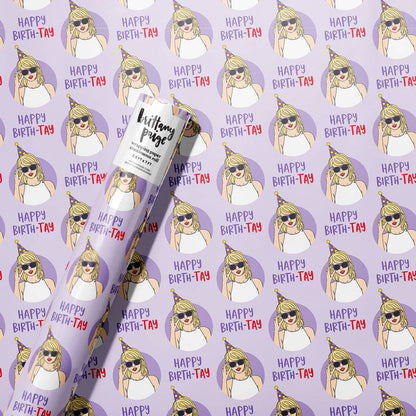 Happy Birth-Tay Wrapping Paper Roll