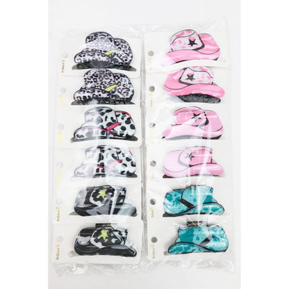 Cowgirl Hair Clip: MIX COLOR / ONE(12)