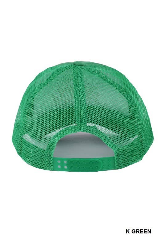 Howdy Darlin Mesh Trucker Cap: ASH MOCHA / 1 (ONE SIZE)