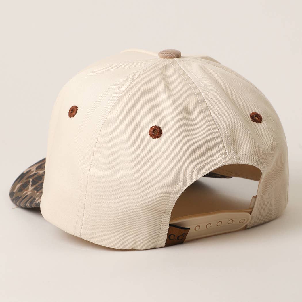 LITERALLY JUST A COWGIRL Leopard Trucker Hat: LEOPARD-RED / One Size