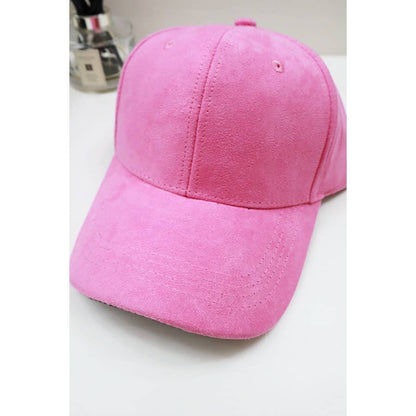 Everyday Suede Baseball Caps: LIGHT PINK / ONE
