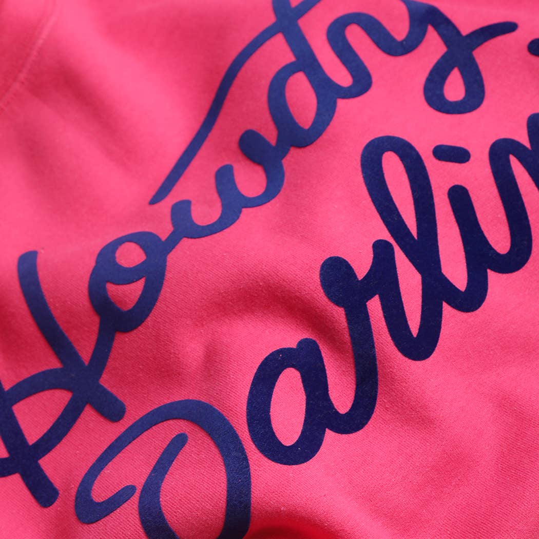 HOWDY DARLIN' Heavyweight Crewneck Sweatshirt: GARNET / M