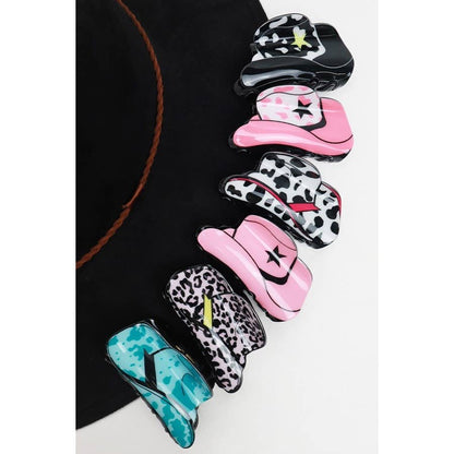 Cowgirl Hair Clip: MIX COLOR / ONE(12)