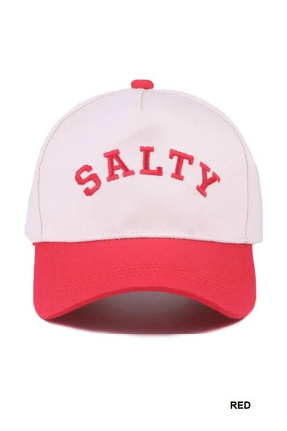 Salty Two-tone Canvas Cotton Cap: CAMO / 1 (ONE SIZE)