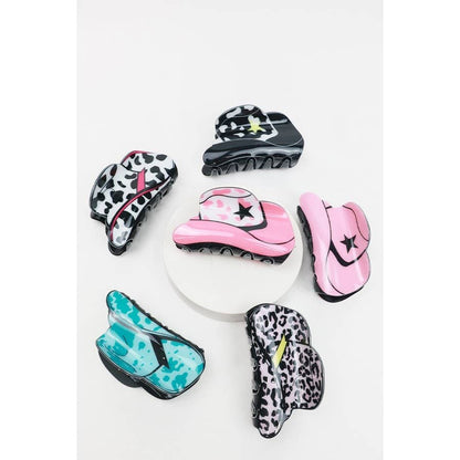 Cowgirl Hair Clip: MIX COLOR / ONE(12)