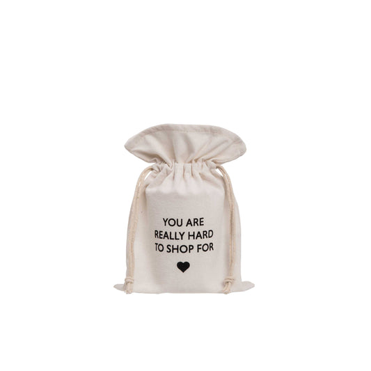 SALE Canvas Bag, Hard To Shop