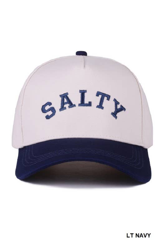 Salty Two-tone Canvas Cotton Cap: CAMO / 1 (ONE SIZE)