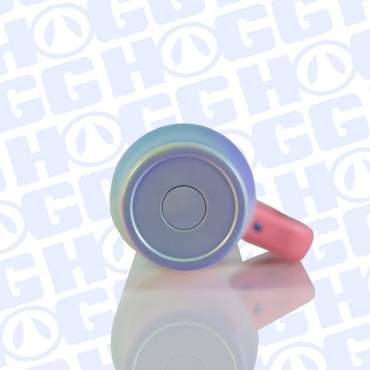40oz SUBLIMATION CLEAR TRAVELER TUMBLER: OMBRE MINT
