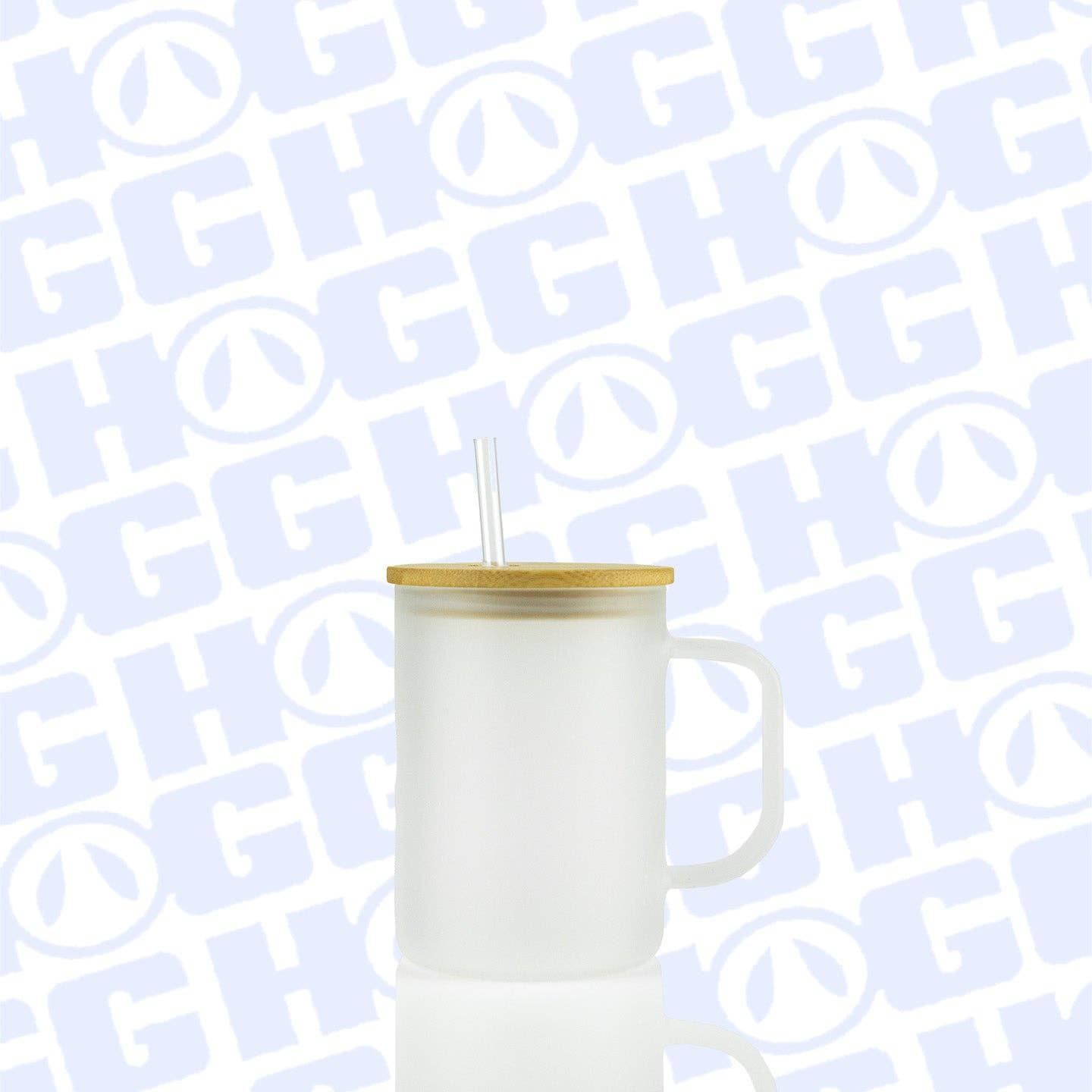17oz SUBLIMATABLE GLASS COFFEE MUG - MATTE