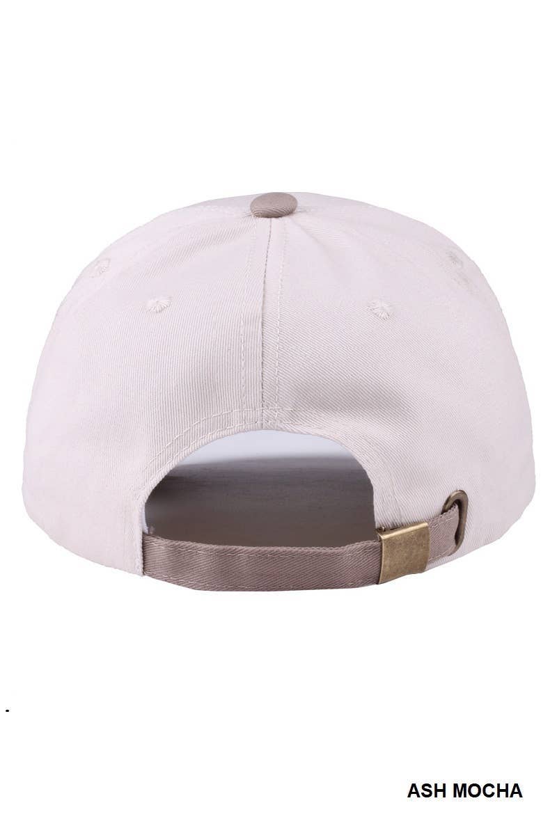 Salty Two-tone Canvas Cotton Cap: CAMO / 1 (ONE SIZE)