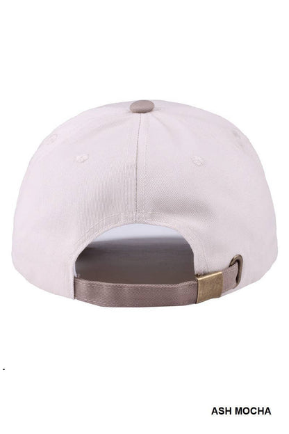 Salty Two-tone Canvas Cotton Cap: CAMO / 1 (ONE SIZE)