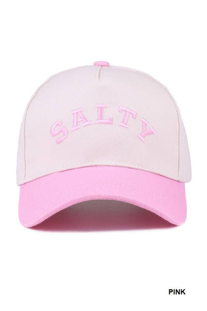 Salty Two-tone Canvas Cotton Cap: CAMO / 1 (ONE SIZE)