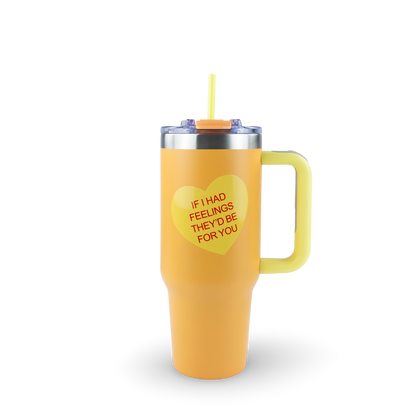 40oz POWDER COATED BIG SWIG TUMBLER - VALENTINE'S COLLECTION: Conversation Heart