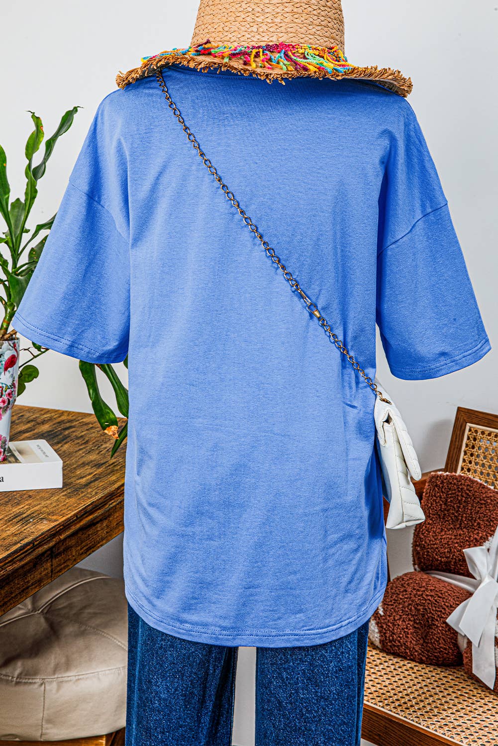 Fashion-W Rodeo Forever Western Graphic Tee: As shown / Missy / M