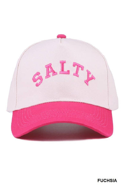 Salty Two-tone Canvas Cotton Cap: CAMO / 1 (ONE SIZE)